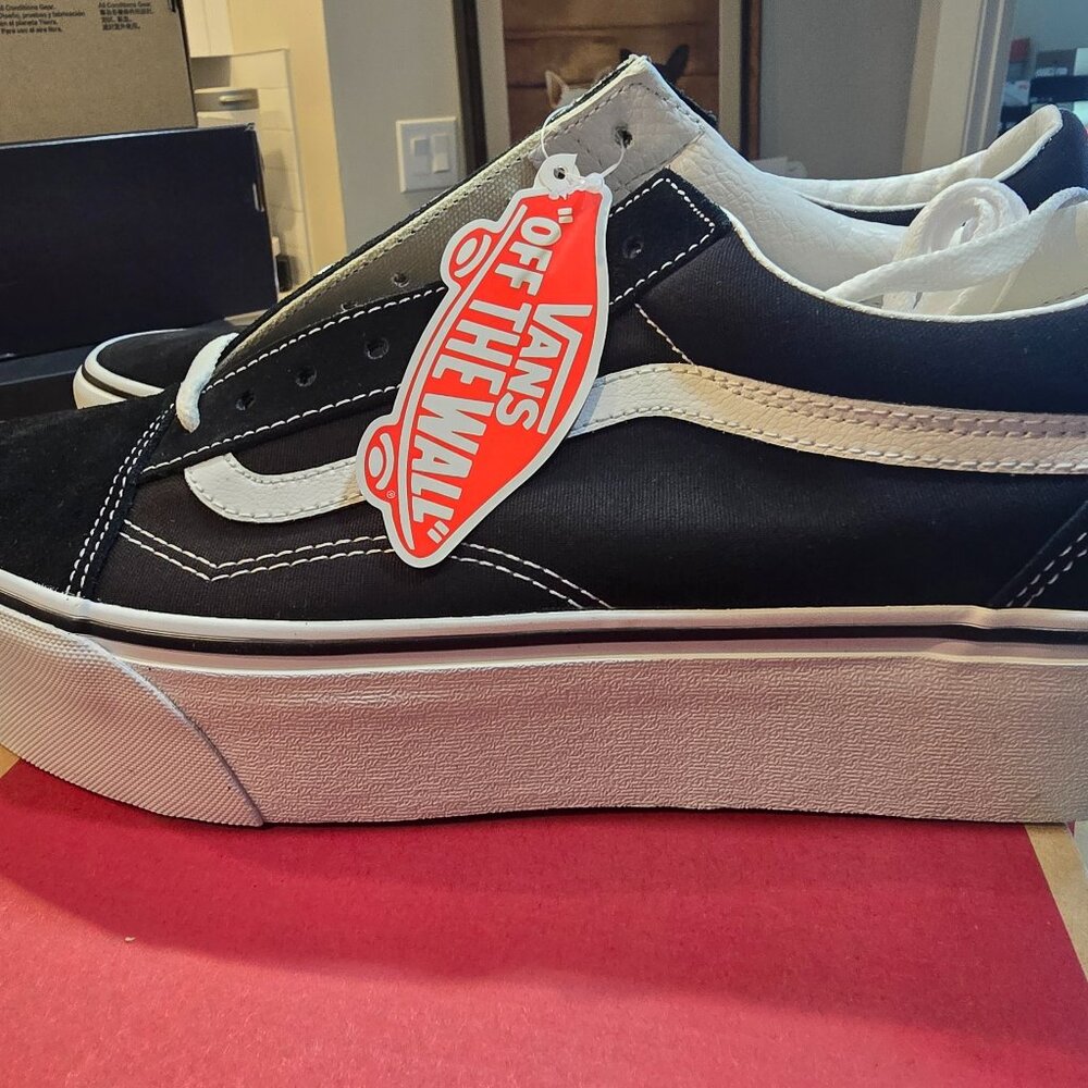 Vans Old Skool Stackform 34mm Skateboarding LIft Mens Size 12 Sneakers Shoes NEW
